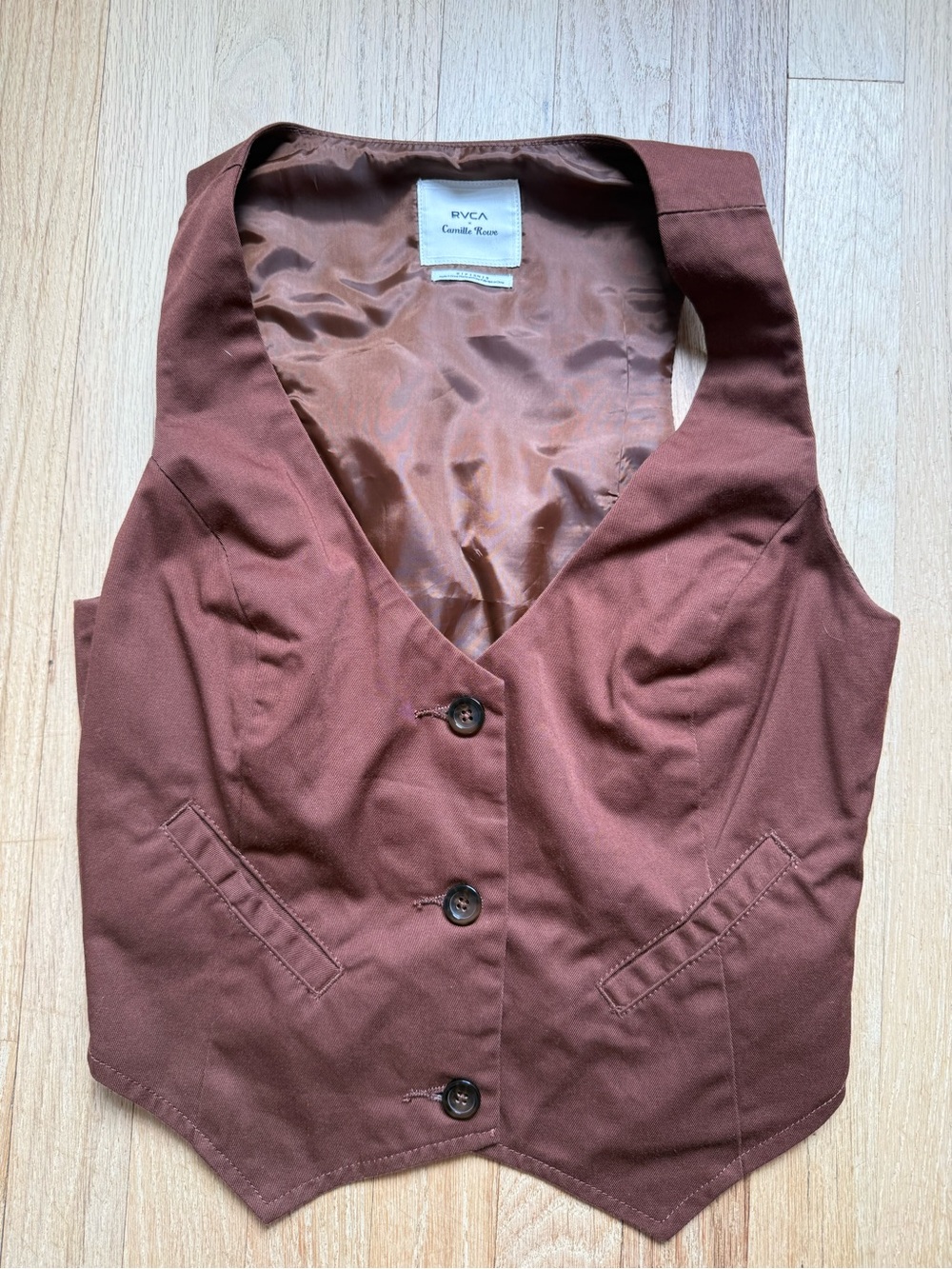 RVCA Camille Rowe Women's Fitted Vest
